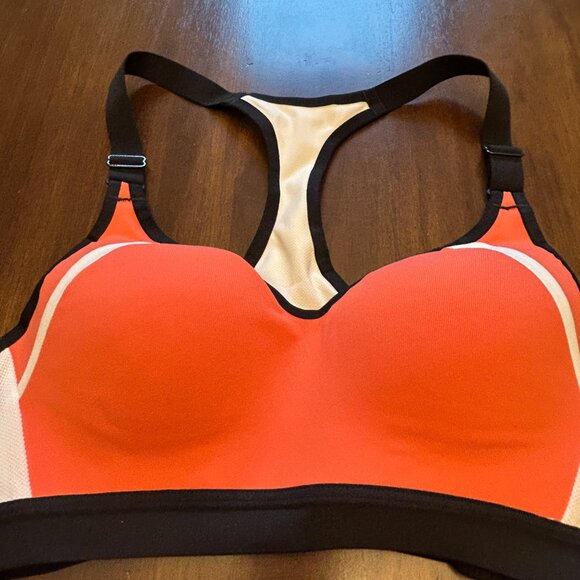Victoria Sport Incredible by Victoria's Secret Sports Bra Racerback Orange 34A - Picture 3 of 13